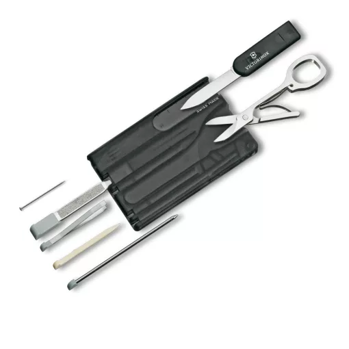 VICTORINOX Swiss Card Classic manikűr készlet, fekete