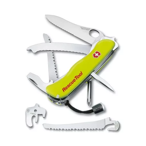 VICTORINOX Swiss Army Rescue Tool zsebkés, neon sárga