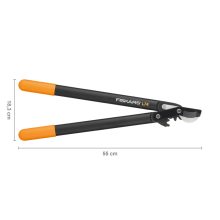 FISKARS PowerGear műanyag fogaskerekes ágvágó, horgos pengével (M) L74
