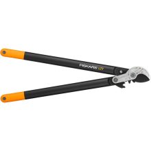 FISKARS PowerGear műanyag fogaskerekes ágvágó, rávágó pengével (L) L77