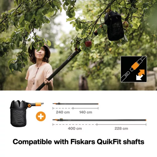 FISKARS Teleszkópos nyél QuikFit (M)