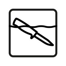 FISKARS Kerti- és horgászkés K40