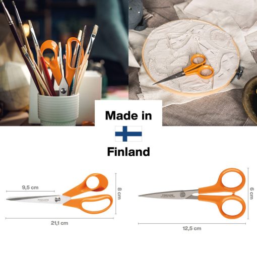 FISKARS Classic általános olló (21 cm) & varróolló (13 cm)