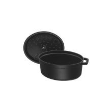 STAUB La Cocotte ovális lábas (31 cm) fekete