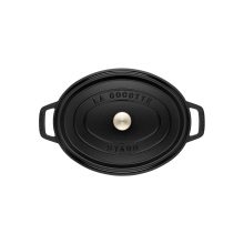 STAUB La Cocotte ovális lábas (31 cm) fekete