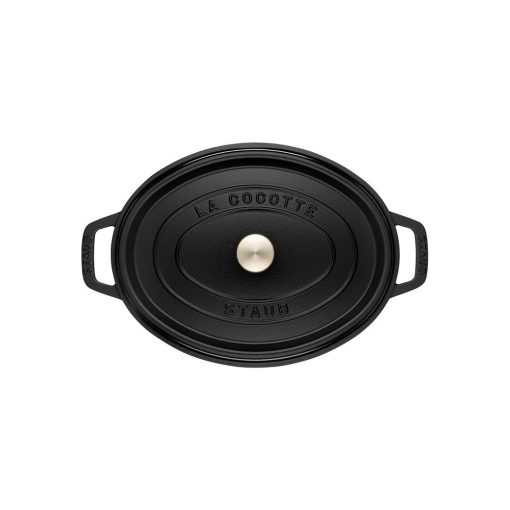 STAUB La Cocotte ovális lábas (31 cm) fekete