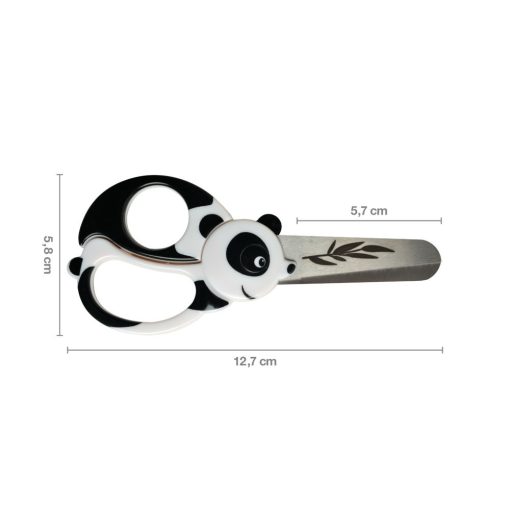FISKARS Gyermekolló (13 cm) panda