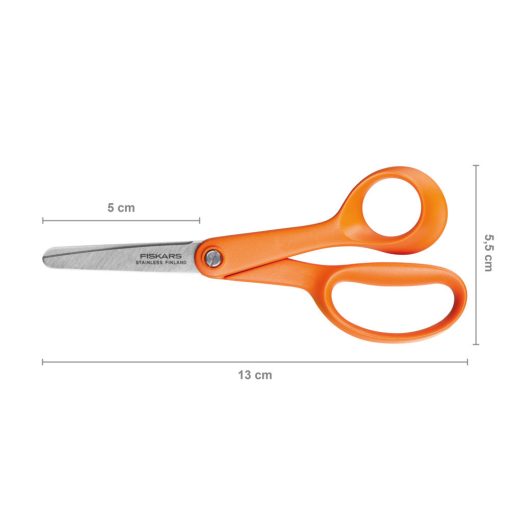FISKARS Classic gyermekolló (13 cm) narancssárga