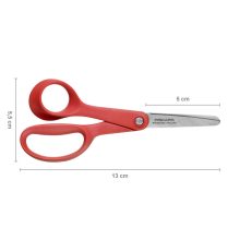 FISKARS Classic gyermekolló (13 cm) piros, balkezes