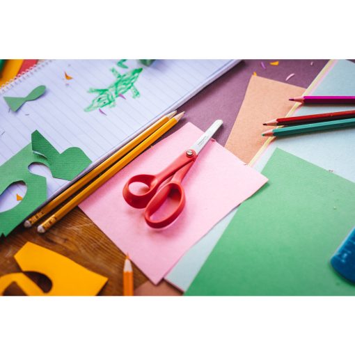 FISKARS Classic gyermekolló (13 cm) piros, balkezes