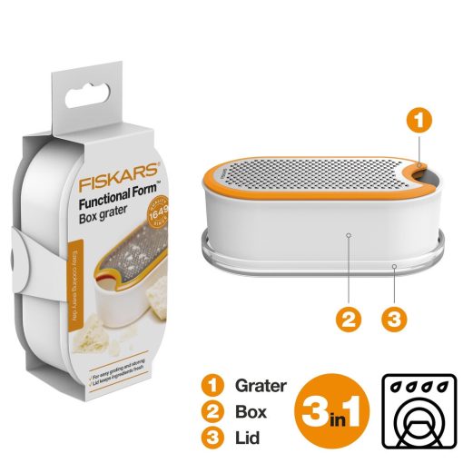 FISKARS Functional Form reszelő tálkával