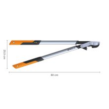 FISKARS PowerGearX fém fogaskerekes ágvágó, horgos pengével (L) LX98