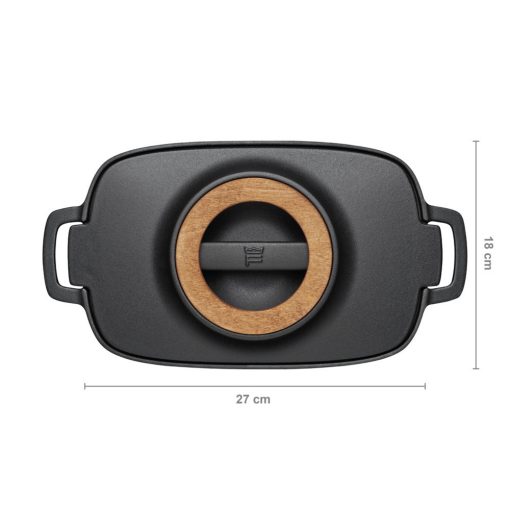 FISKARS Norden öntöttvas ovális lábas, fedővel (5 L)