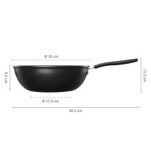 FISKARS Functional Form wok (28 cm) teflon bevonattal