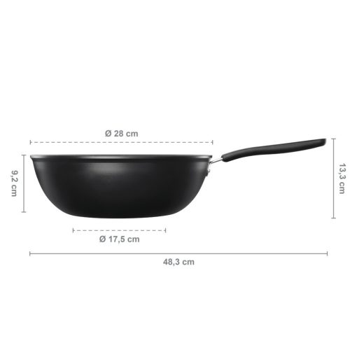 FISKARS Functional Form wok (28 cm) teflon bevonattal