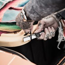 GERBER Quadrant zsebkés, bambusz markolattal