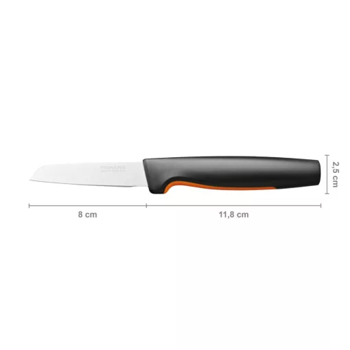 FISKARS Functional Form egyenes hámozókés (8 cm)