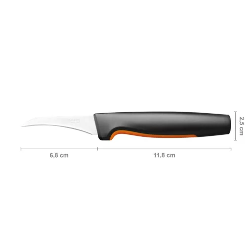 FISKARS Functional Form hajlított hámozókés (7 cm)