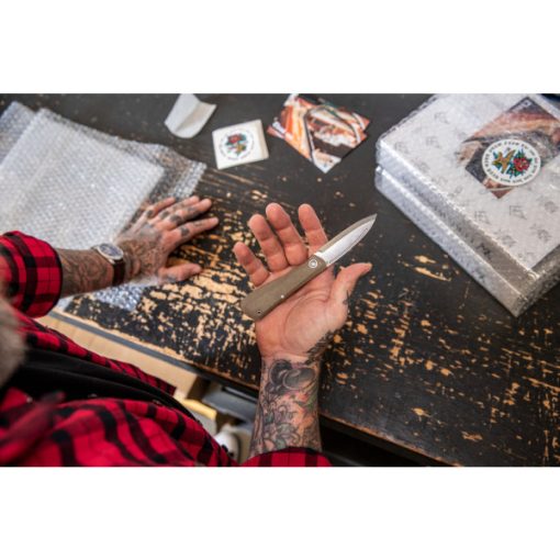 GERBER Mansfield Micarta zsebkés, natural