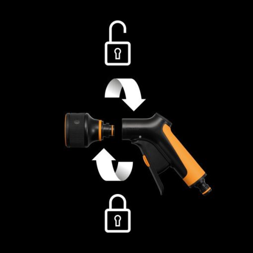 FISKARS Comfort 3 funkciós öntözőfej, elülső vezérlés