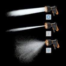 FISKARS Comfort 3 funkciós öntözőfej, elülső vezérlés