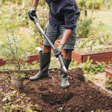 FISKARS Comfort hegyes ásó