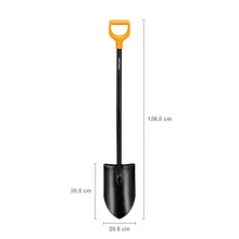 FISKARS Solid Plus hegyes ásó (XL) hosszított nyéllel
