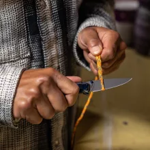 GERBER Paralite zsebkés, ezüst/kék