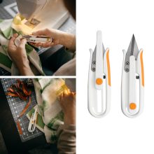 FISKARS Easy Action cérnavágó olló (12 cm)