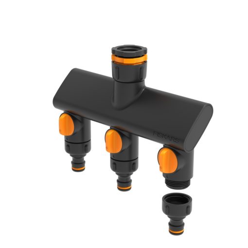 FISKARS Comfort 3 utas csaptelep csatlakozó, multi, be/ki