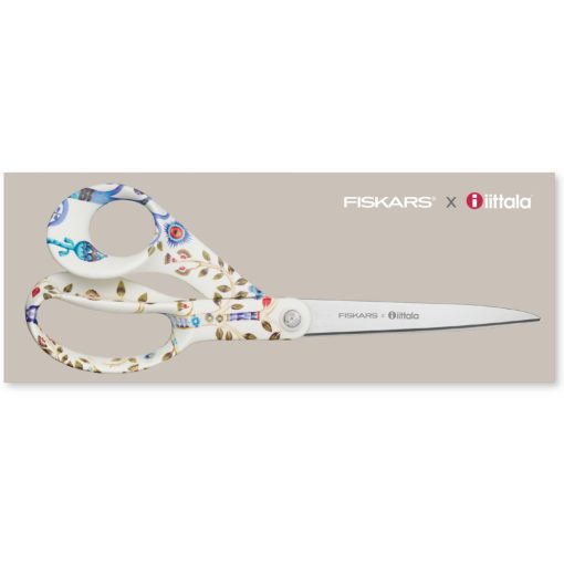 FISKARS FXI általános olló (21 cm) Taika, fehér, díszdobozban