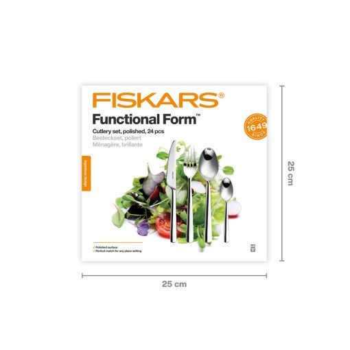 FISKARS Functional Form evőeszközkészlet (24 részes) polírozott