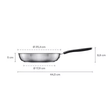 FISKARS Functional Form serpenyő (24 cm) kerámia bevonattal
