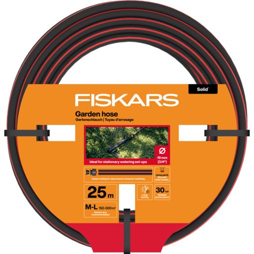 FISKARS Solid locsolótömlő 19 mm (3/4") 25 m Q3