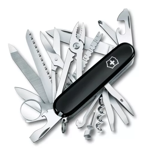 VICTORINOX Swiss Army Swiss Champ zsebkés, fekete