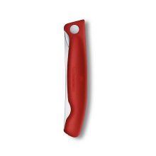 VICTORINOX Swiss Classic összecsukható paradicsomszeletelő kés (11 cm) piros