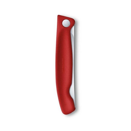 VICTORINOX Swiss Classic összecsukható paradicsomszeletelő kés (11 cm) piros
