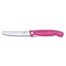 VICTORINOX Swiss Classic összecsukható paradicsomszeletelő kés (11 cm) pink