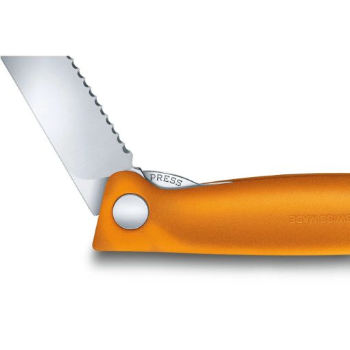 VICTORINOX Swiss Classic összecsukható paradicsomszeletelő kés (11 cm) narancs