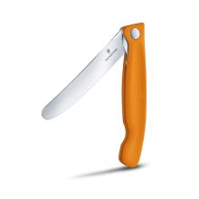 VICTORINOX Swiss Classic összecsukható paradicsomszeletelő kés (11 cm) narancs