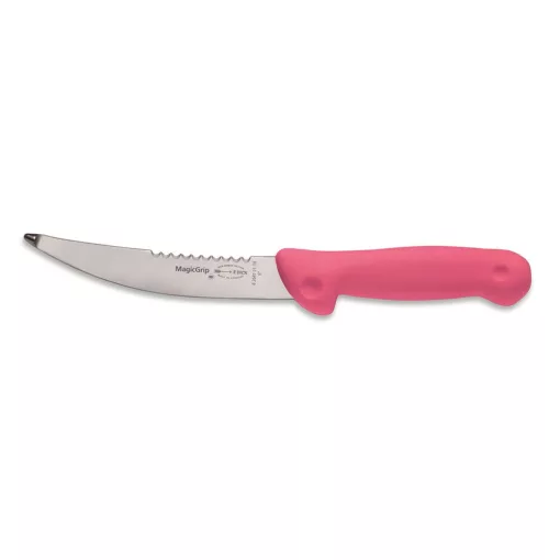 DICK ErgoGrip zsigerelő kés (15 cm) merev, ívelt, pink
