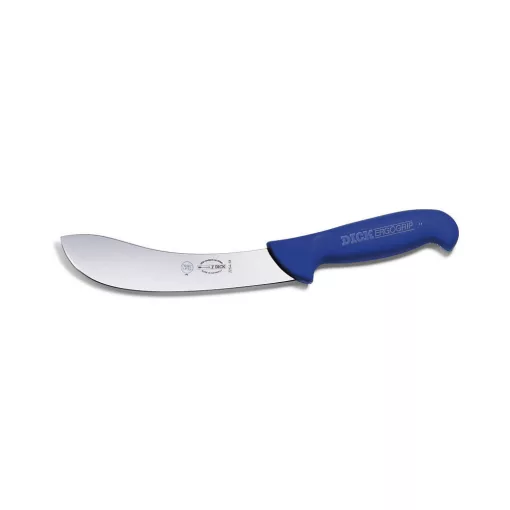 DICK ErgoGrip nyúzókés (15 cm) merev, ívelt, kék