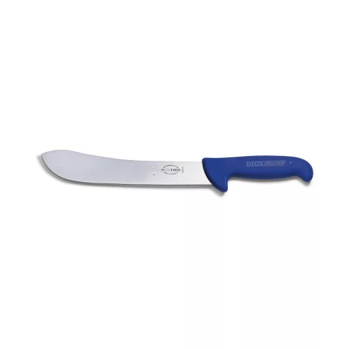 DICK ErgoGrip henteskés (26 cm) merev, ívelt, kék