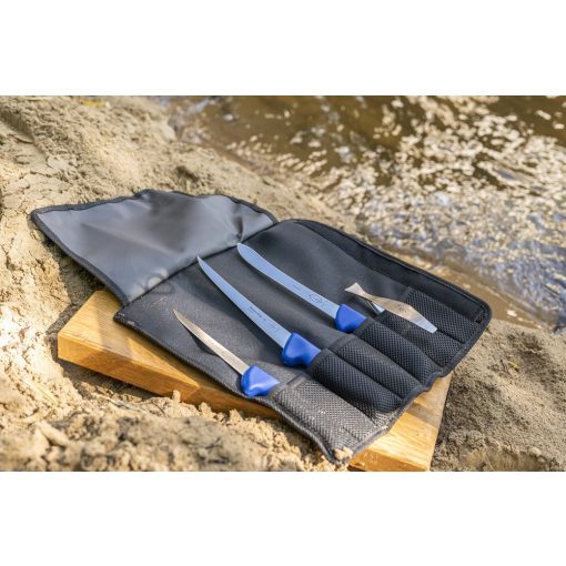 DICK ErgoGrip horgász késkészlet, 5 részes, kék