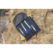 DICK ErgoGrip horgász késkészlet, 5 részes, kék