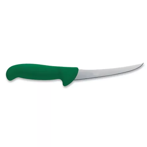 DICK ErgoGrip csontozókés, fél flexibilis pengével (15 cm) ívelt, normál, zöld