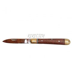 DX22B – Wood Ovál Clasp-Knife - Hungarian Tricolor