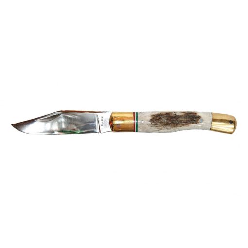 DX2B – Small Antler Maskara Clasp-Knife - Hungarian Tricolor