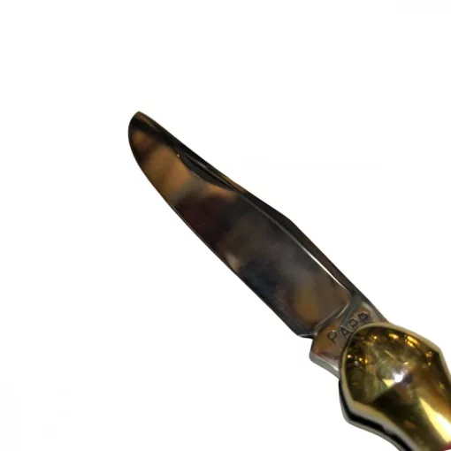 Little Antler fejesgörbe Clasp Knife – Hungarian tricolor