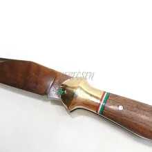 Papp László – Nagy Fejesgörbe bicska - Fa nyéllel - Nemzeti színekkel